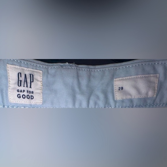 Men's Gap Light Blue Shorts with Mermaid Embroidery - Picture 6 of 7